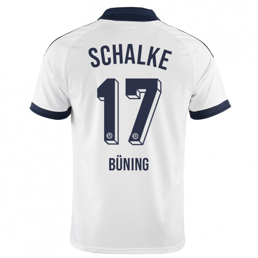 Danxen Kinderen Michelle Büning #17 Zwart Wit Uitshirt Uittenue 2026/27 T-Shirt