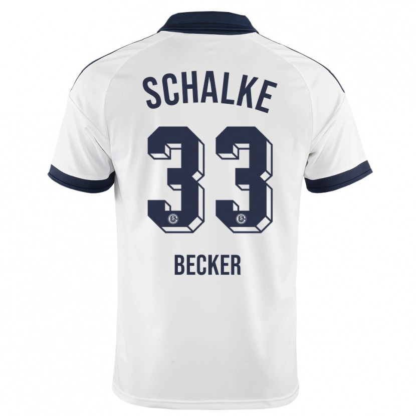 Danxen Kinderen Vitalie Becker #33 Zwart Wit Uitshirt Uittenue 2026/27 T-Shirt