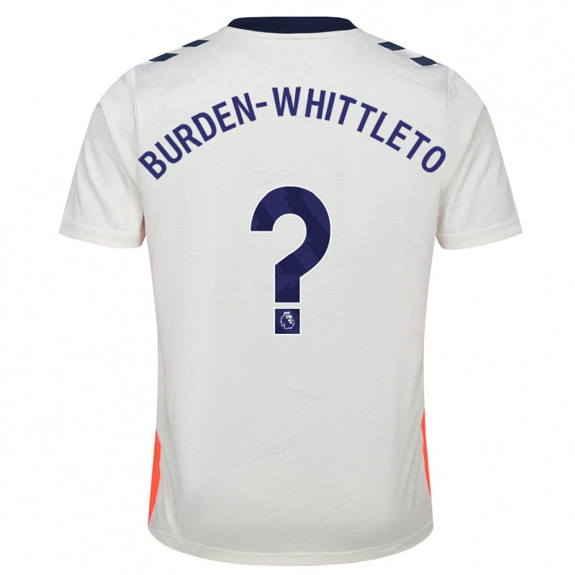 Danxen Kinderen Charlie Burden-Whittleton #0 Wit Oranje Koninklijk Blauw Uitshirt Uittenue 2026/27 T-Shirt