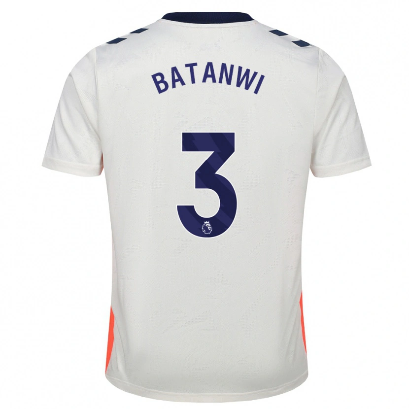 Danxen Kinderen Tristen Batanwi #3 Wit Oranje Koninklijk Blauw Uitshirt Uittenue 2026/27 T-Shirt