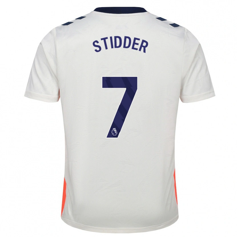 Danxen Kinderen Joshua Stidder #7 Wit Oranje Koninklijk Blauw Uitshirt Uittenue 2026/27 T-Shirt