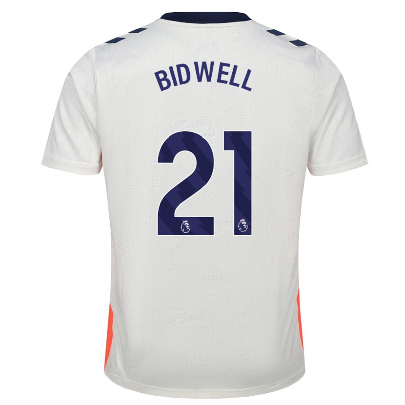 Danxen Kinderen Jake Bidwell #21 Wit Oranje Koninklijk Blauw Uitshirt Uittenue 2026/27 T-Shirt