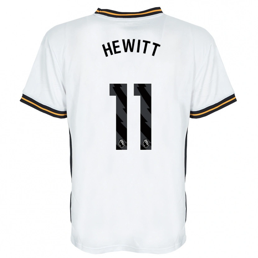 Danxen Kinderen Stan Hewitt #11 Wit Oranje Zwart Uitshirt Uittenue 2026/27 T-Shirt