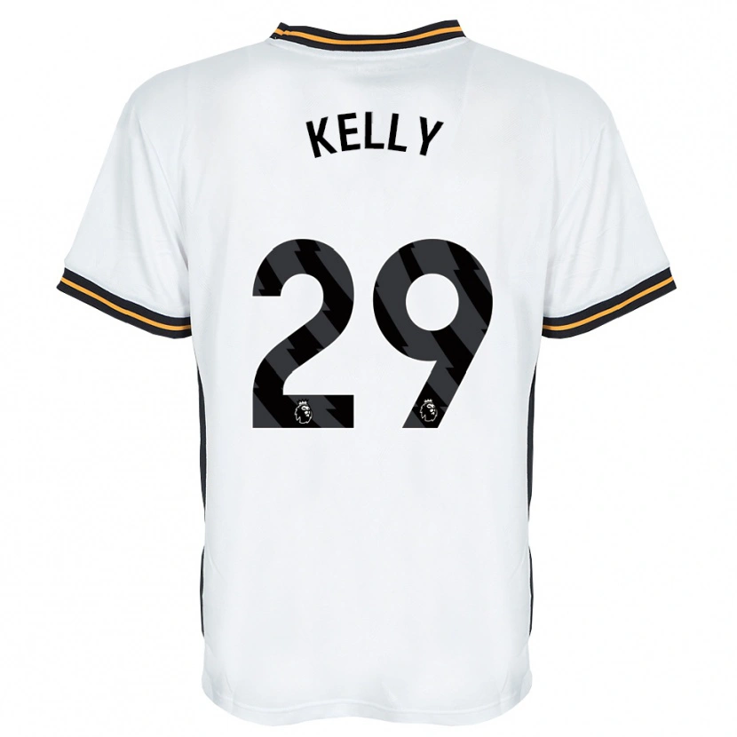 Danxen Kinderen Ace Kelly #29 Wit Oranje Zwart Uitshirt Uittenue 2026/27 T-Shirt