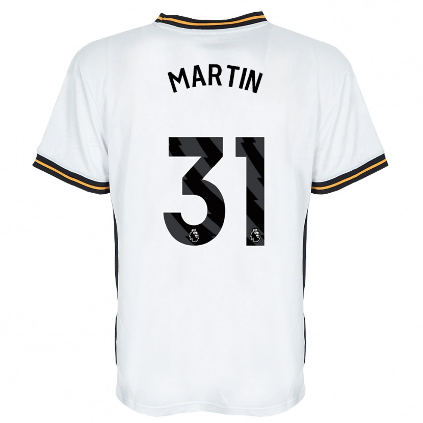 Danxen Kinderen Faith Martin #31 Wit Oranje Zwart Uitshirt Uittenue 2026/27 T-Shirt