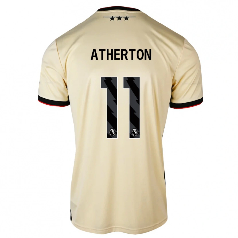 Danxen Kinderen Chris Atherton #11 Lemonchiffon Zwart Rood Uitshirt Uittenue 2026/27 T-Shirt