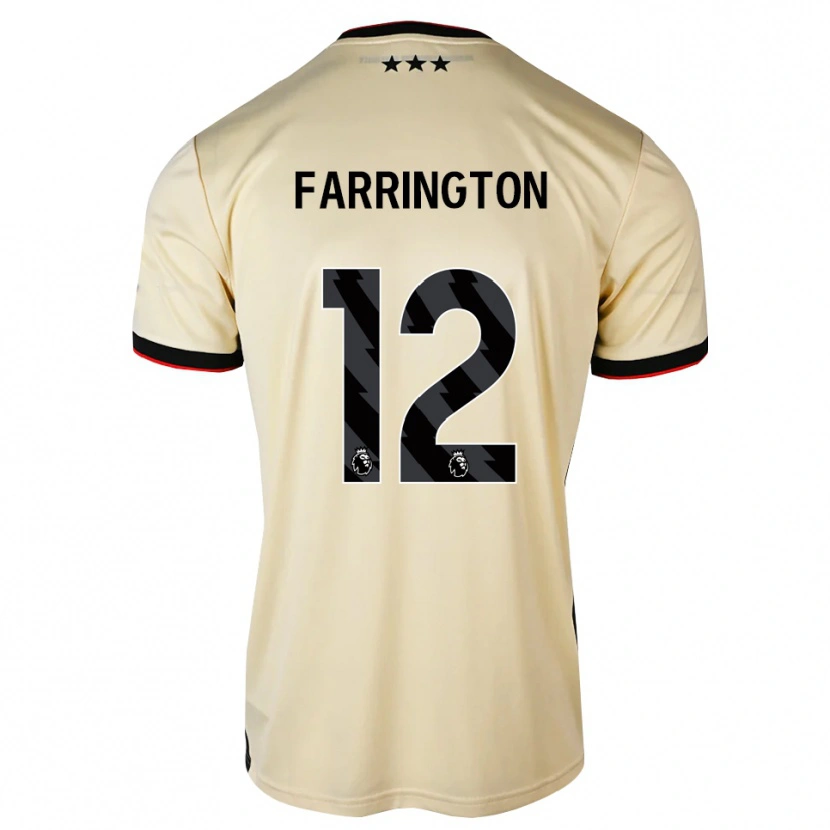 Danxen Kinderen Noah Farrington #12 Lemonchiffon Zwart Rood Uitshirt Uittenue 2026/27 T-Shirt