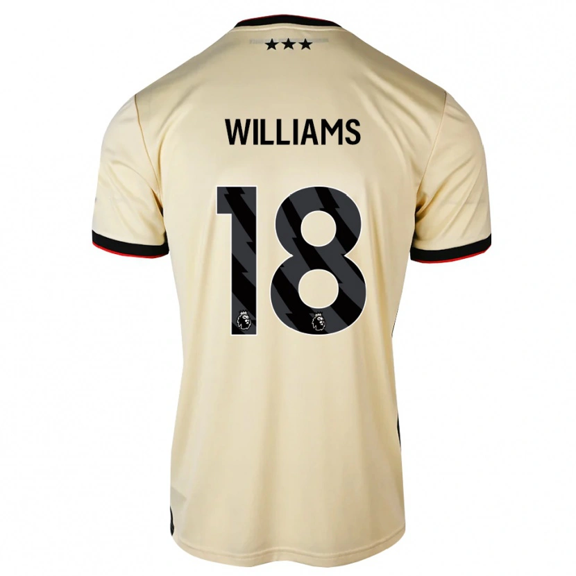 Danxen Kinderen Brandon Williams #18 Lemonchiffon Zwart Rood Uitshirt Uittenue 2026/27 T-Shirt
