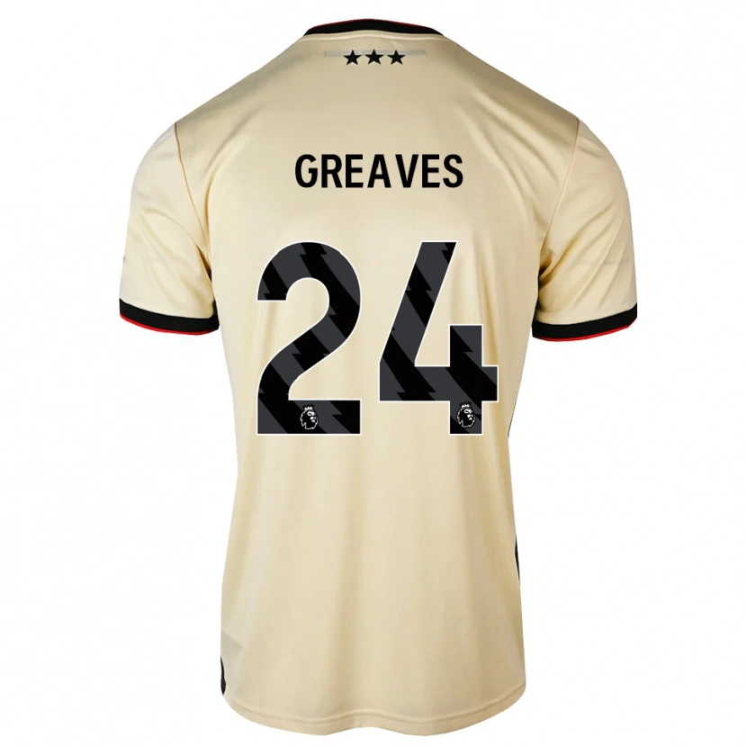 Danxen Kinderen Jacob Greaves #24 Lemonchiffon Zwart Rood Uitshirt Uittenue 2026/27 T-Shirt