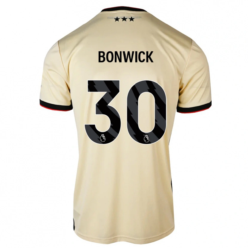 Danxen Kinderen Kaci-Jai Bonwick #30 Lemonchiffon Zwart Rood Uitshirt Uittenue 2026/27 T-Shirt