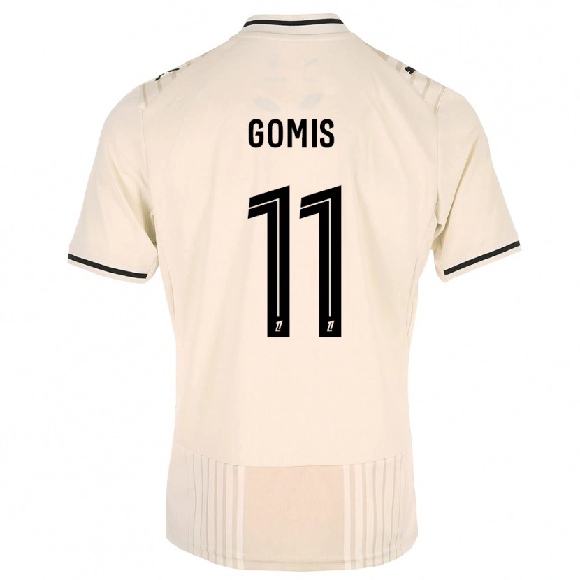 Danxen Kinderen Iron Gomis #11 Oldlace Zwart Antiquewhite Uitshirt Uittenue 2026/27 T-Shirt