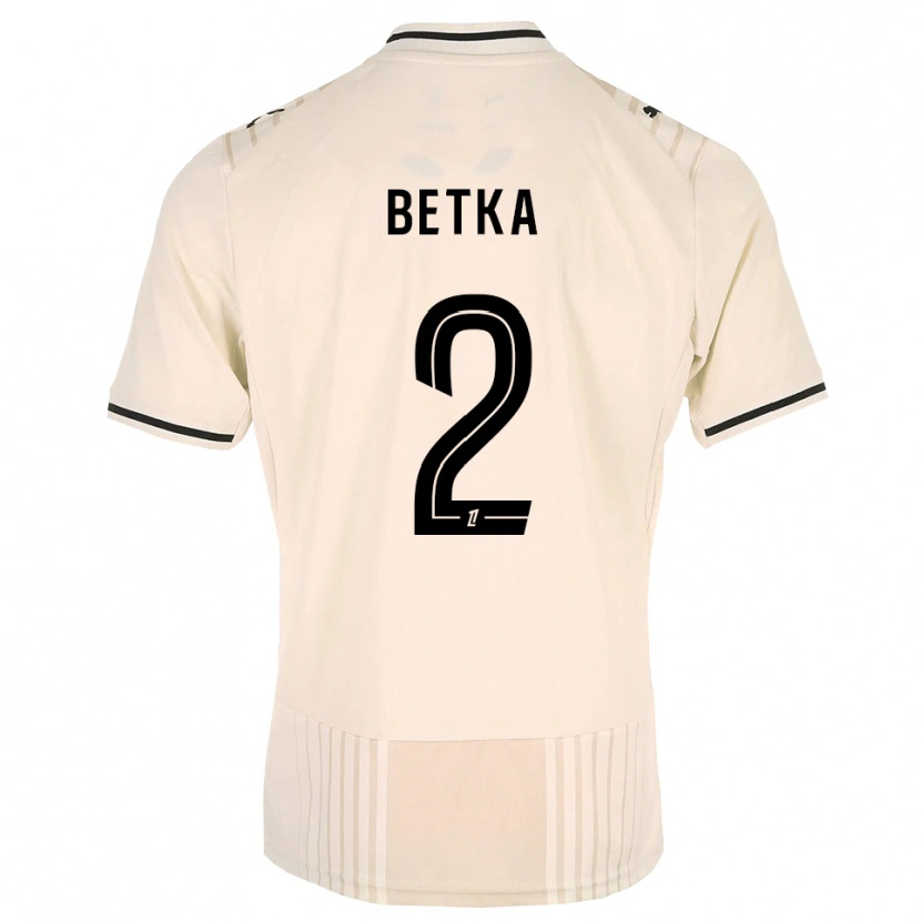 Danxen Kinderen Naël Betka #2 Oldlace Zwart Antiquewhite Uitshirt Uittenue 2026/27 T-Shirt