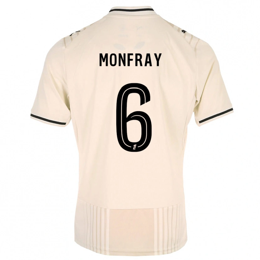 Danxen Kinderen Adrien Monfray #6 Oldlace Zwart Antiquewhite Uitshirt Uittenue 2026/27 T-Shirt