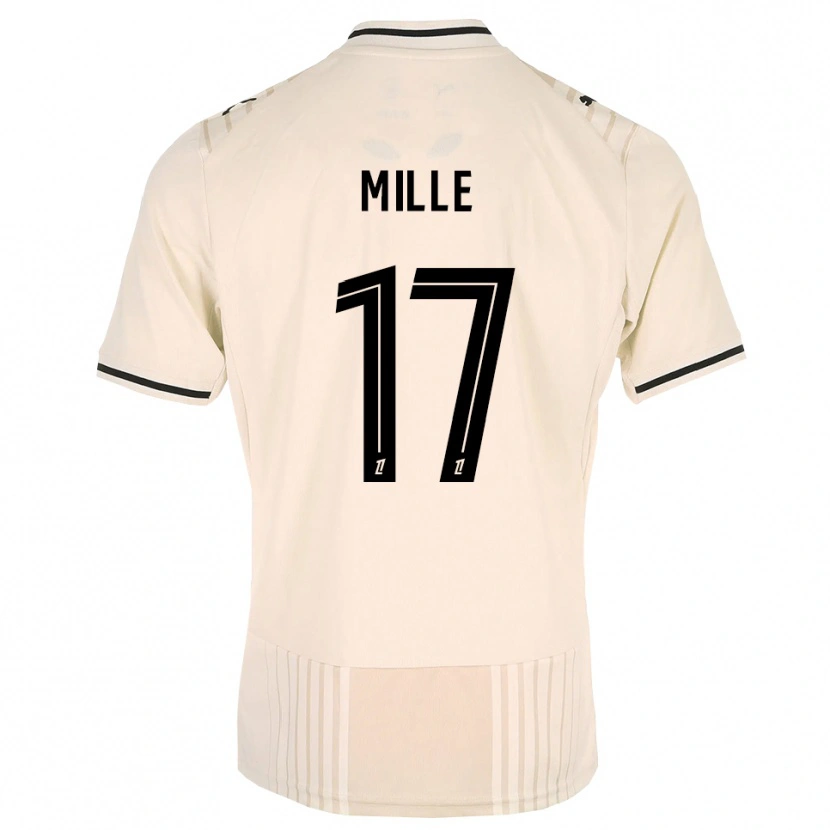 Danxen Kinderen Antoine Mille #17 Oldlace Zwart Antiquewhite Uitshirt Uittenue 2026/27 T-Shirt