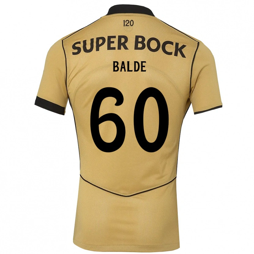 Danxen Kinderen Amadu Baldé #60 Goudgeelzwart Uitshirt Uittenue 2026/27 T-Shirt