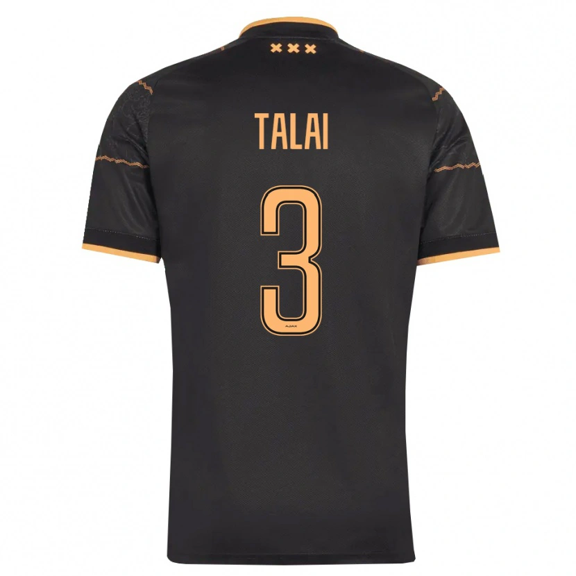 Danxen Kinderen Imran Talai #3 Zwart Oranje Uitshirt Uittenue 2026/27 T-Shirt