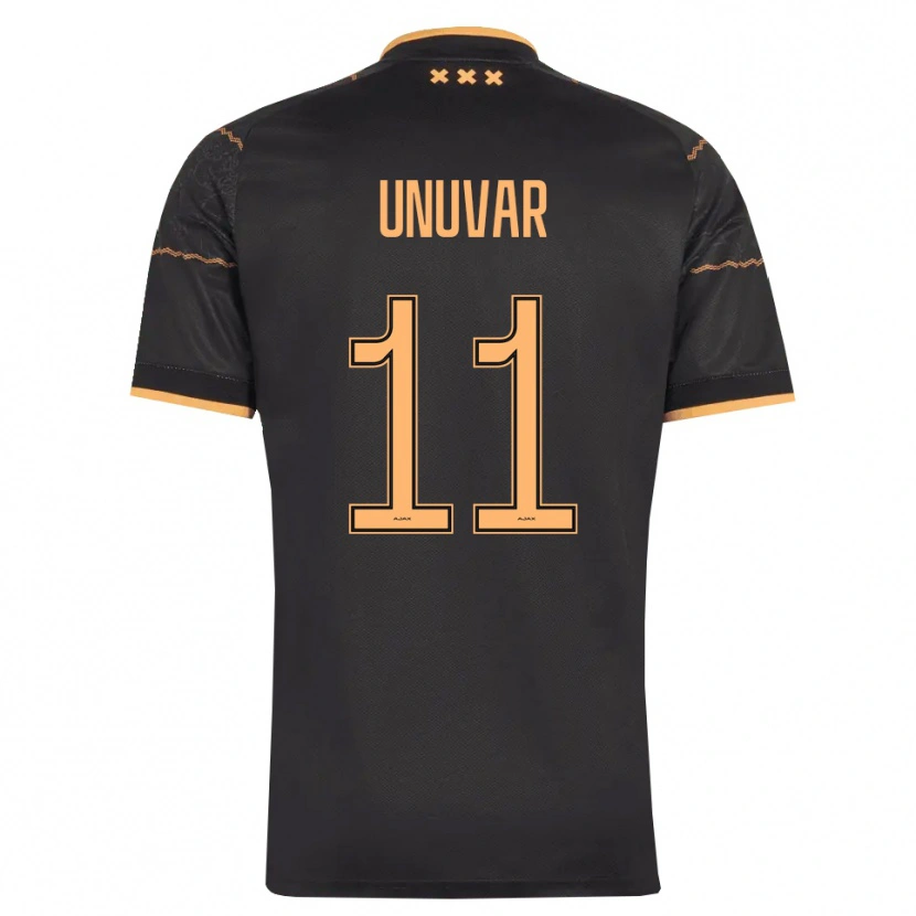 Danxen Kinderen Naci Unuvar #11 Zwart Oranje Uitshirt Uittenue 2026/27 T-Shirt