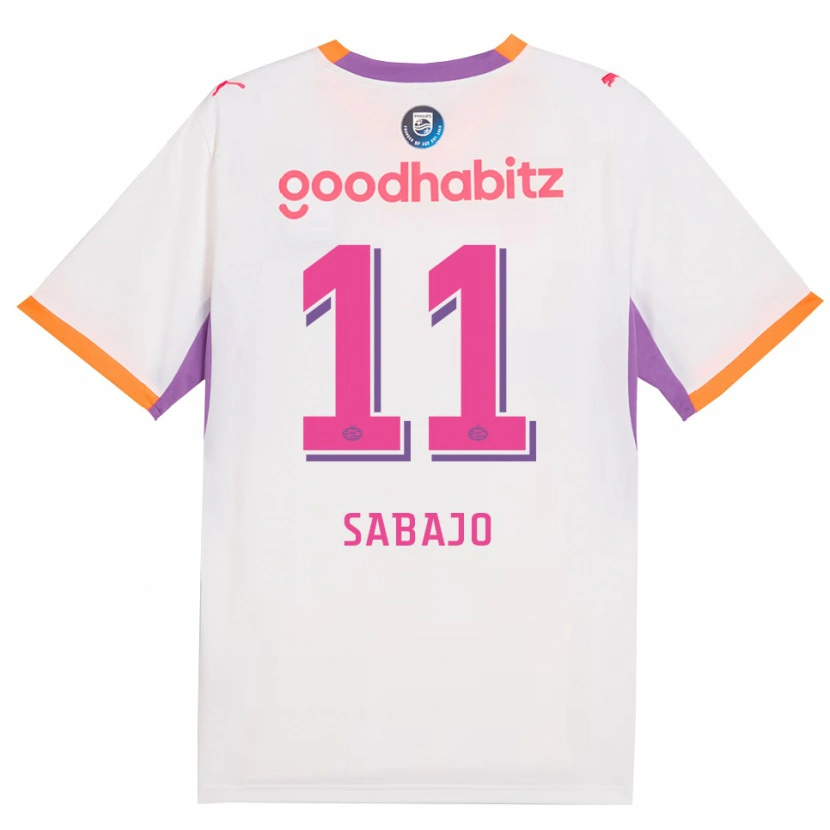 Danxen Kinderen Givenciyo Sabajo #11 Wit Paars Oranje Uitshirt Uittenue 2026/27 T-Shirt