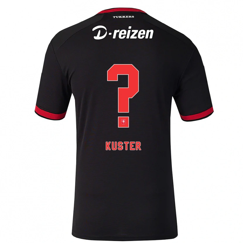 Danxen Kinderen Harrie Kuster #0 Rood Wit Zwart Uitshirt Uittenue 2026/27 T-Shirt