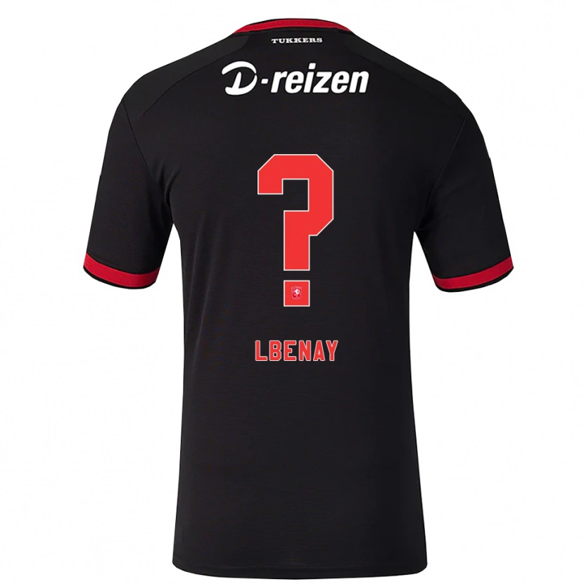 Danxen Kinderen Semir Lbenay #0 Rood Wit Zwart Uitshirt Uittenue 2026/27 T-Shirt
