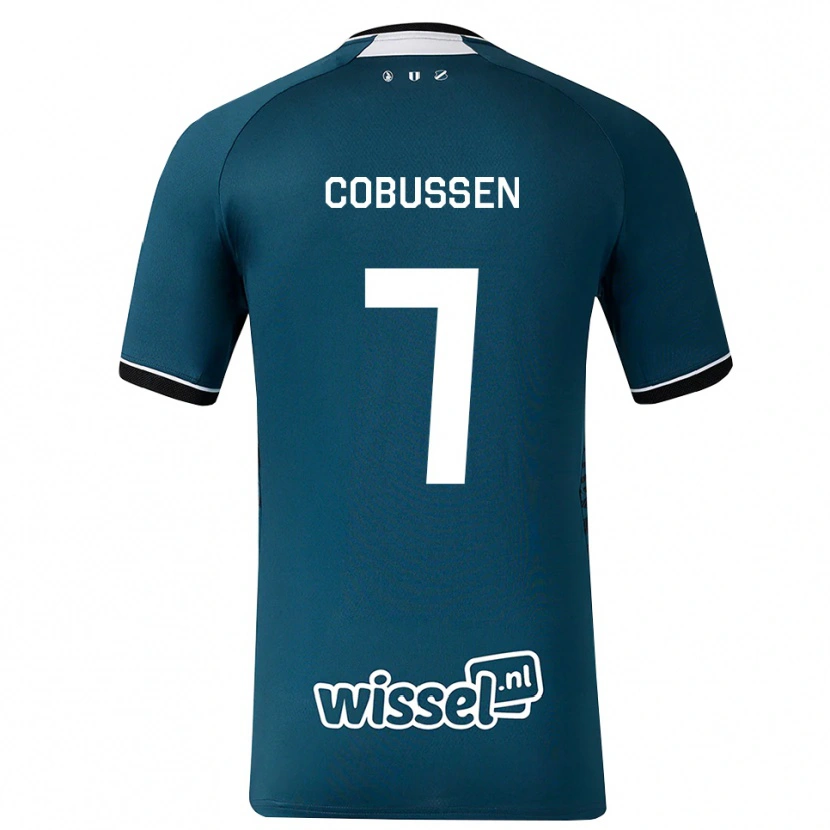 Danxen Kinderen Sophie Cobussen #7 Donkerleigrijs Wit Uitshirt Uittenue 2026/27 T-Shirt