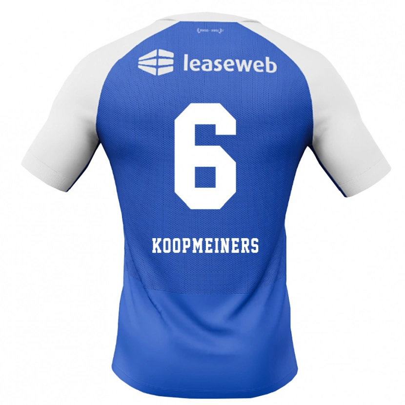 Danxen Kinderen Peer Koopmeiners #6 Hemelsblauw Rood Wit Uitshirt Uittenue 2026/27 T-Shirt