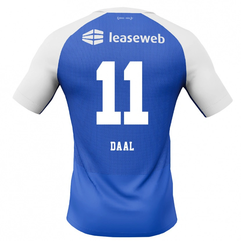 Danxen Kinderen Ro-Zangelo Daal #11 Hemelsblauw Rood Wit Uitshirt Uittenue 2026/27 T-Shirt