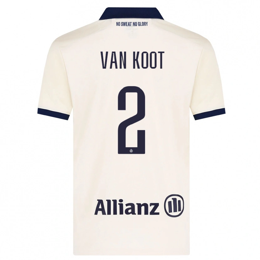 Danxen Kinderen Moïsa Van Koot #2 Beige Zwart Uitshirt Uittenue 2026/27 T-Shirt