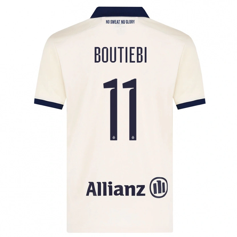 Danxen Kinderen Rania Boutiebi #11 Beige Zwart Uitshirt Uittenue 2026/27 T-Shirt