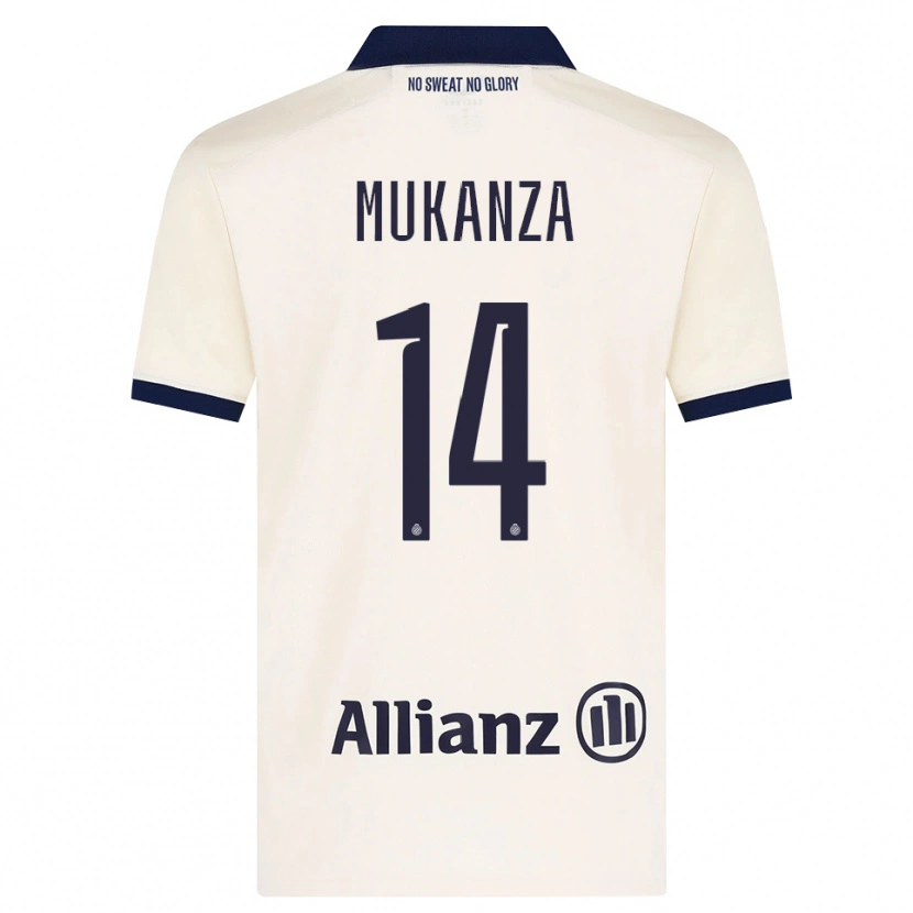 Danxen Kinderen Blessing Mukanza #14 Beige Zwart Uitshirt Uittenue 2026/27 T-Shirt