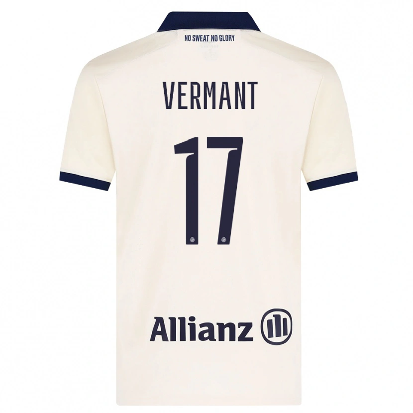 Danxen Kinderen Romeo Vermant #17 Beige Zwart Uitshirt Uittenue 2026/27 T-Shirt