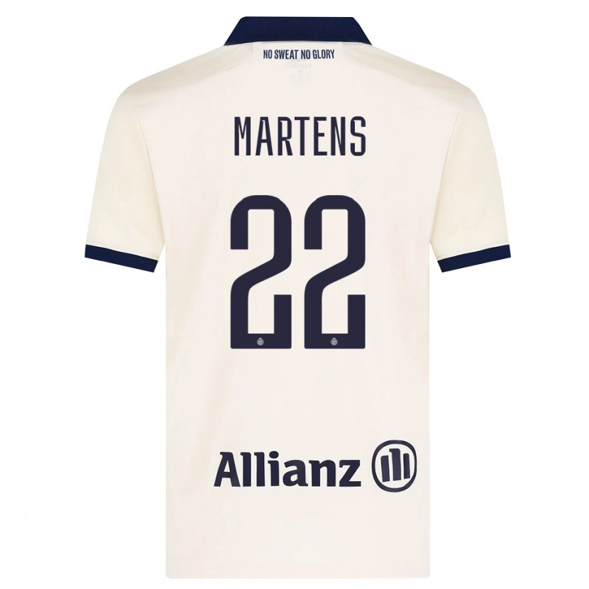 Danxen Kinderen Quinze Martens #22 Beige Zwart Uitshirt Uittenue 2026/27 T-Shirt