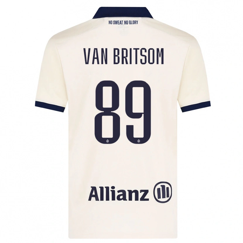 Danxen Kinderen Jakke Van Britsom #89 Beige Zwart Uitshirt Uittenue 2026/27 T-Shirt