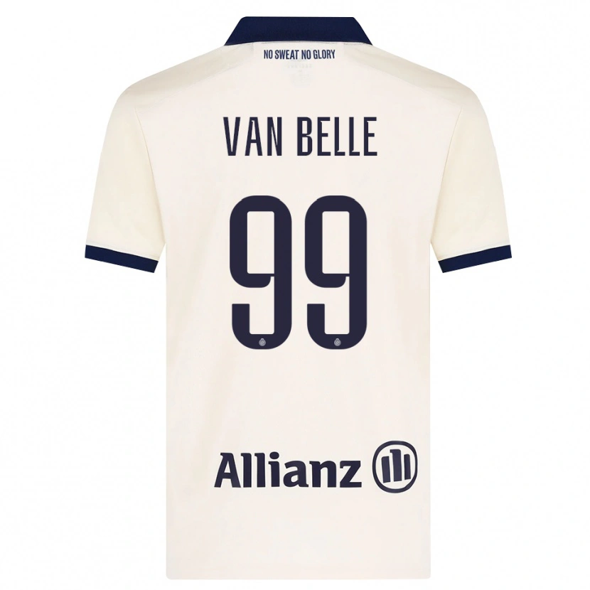 Danxen Kinderen Lyndsey Van Belle #99 Beige Zwart Uitshirt Uittenue 2026/27 T-Shirt