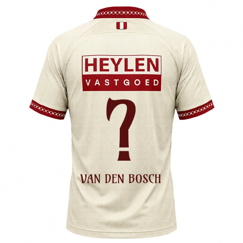 Danxen Kinderen Cisse Van Den Bosch #0 Beige Rood Uitshirt Uittenue 2026/27 T-Shirt
