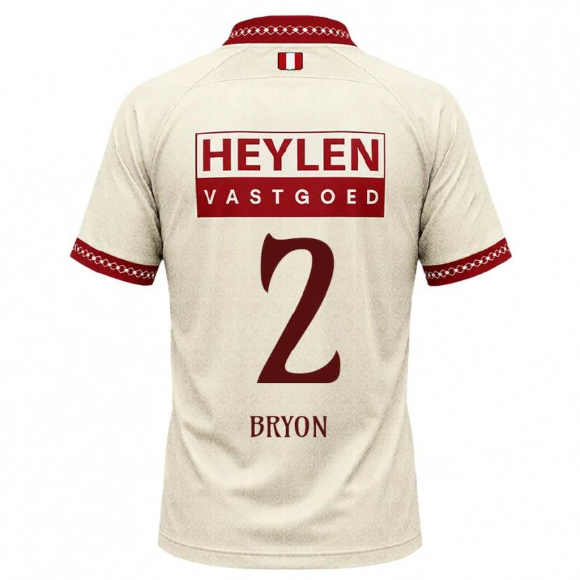 Danxen Kinderen Robbe Bryon #2 Beige Rood Uitshirt Uittenue 2026/27 T-Shirt