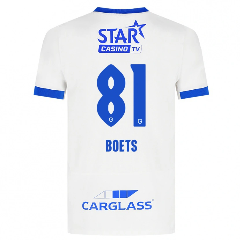 Danxen Kinderen Keo Boets #81 Wit Blauw Uitshirt Uittenue 2026/27 T-Shirt