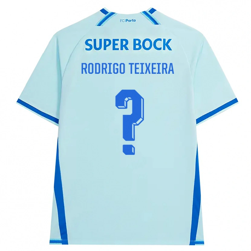 Danxen Kinderen Rodrigo Teixeira #0 Licht Hemelsblauw Blauw Thuisshirt Derde Tenue 2026/27 T-Shirt