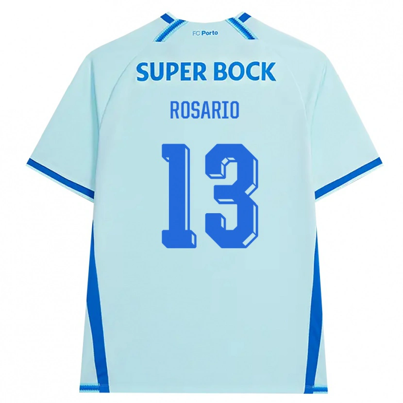 Danxen Kinderen Pablo Rosario #13 Licht Hemelsblauw Blauw Thuisshirt Derde Tenue 2026/27 T-Shirt