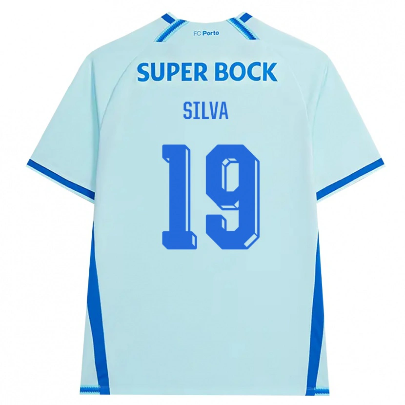 Danxen Kinderen André Silva #19 Licht Hemelsblauw Blauw Thuisshirt Derde Tenue 2026/27 T-Shirt