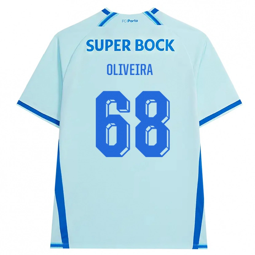 Danxen Kinderen André Oliveira #68 Licht Hemelsblauw Blauw Thuisshirt Derde Tenue 2026/27 T-Shirt