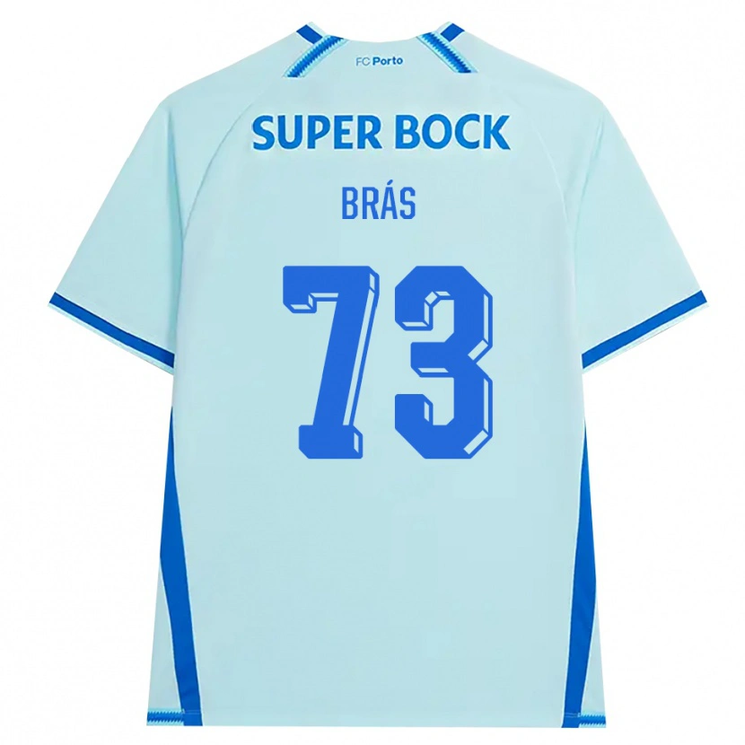 Danxen Kinderen Gabriel Brás #73 Licht Hemelsblauw Blauw Thuisshirt Derde Tenue 2026/27 T-Shirt