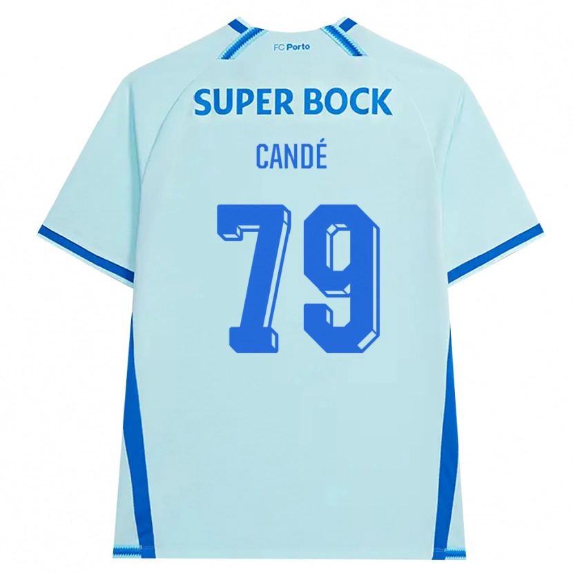Danxen Kinderen Umaro Candé #79 Licht Hemelsblauw Blauw Thuisshirt Derde Tenue 2026/27 T-Shirt