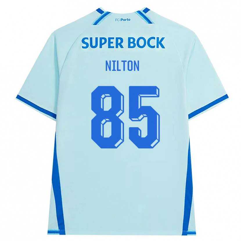 Danxen Kinderen Nilton #85 Licht Hemelsblauw Blauw Thuisshirt Derde Tenue 2026/27 T-Shirt