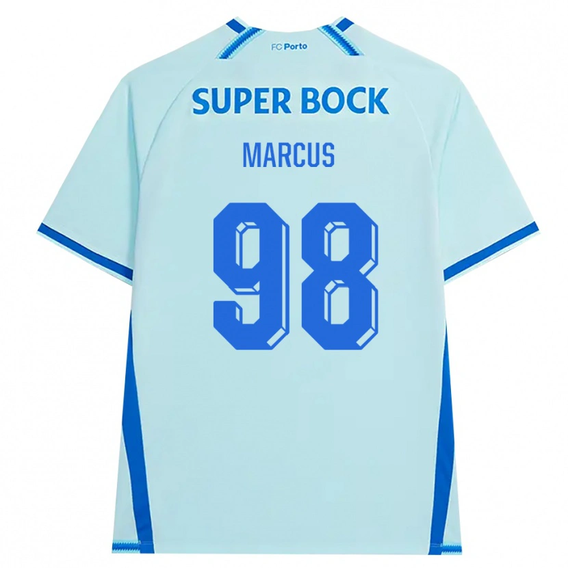 Danxen Kinderen Abraham Marcus #98 Licht Hemelsblauw Blauw Thuisshirt Derde Tenue 2026/27 T-Shirt