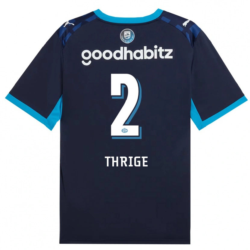 Danxen Kinderen Sara Thrige #2 Hemelsblauw Koninklijkblauw Thuisshirt Derde Tenue 2026/27 T-Shirt