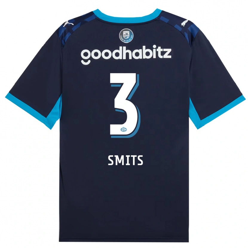 Danxen Kinderen Thomas Smits #3 Hemelsblauw Koninklijkblauw Thuisshirt Derde Tenue 2026/27 T-Shirt