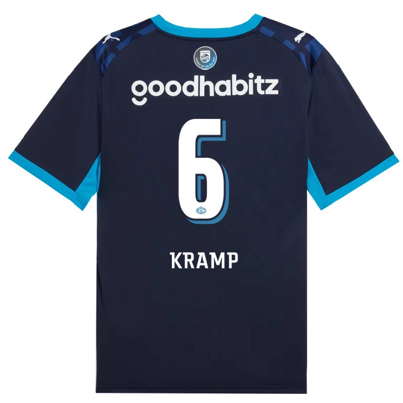 Danxen Kinderen Michael Kramp #6 Hemelsblauw Koninklijkblauw Thuisshirt Derde Tenue 2026/27 T-Shirt