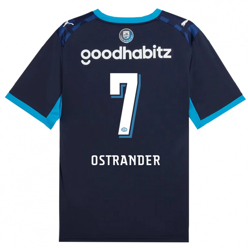 Danxen Kinderen William Ostrander #7 Hemelsblauw Koninklijkblauw Thuisshirt Derde Tenue 2026/27 T-Shirt
