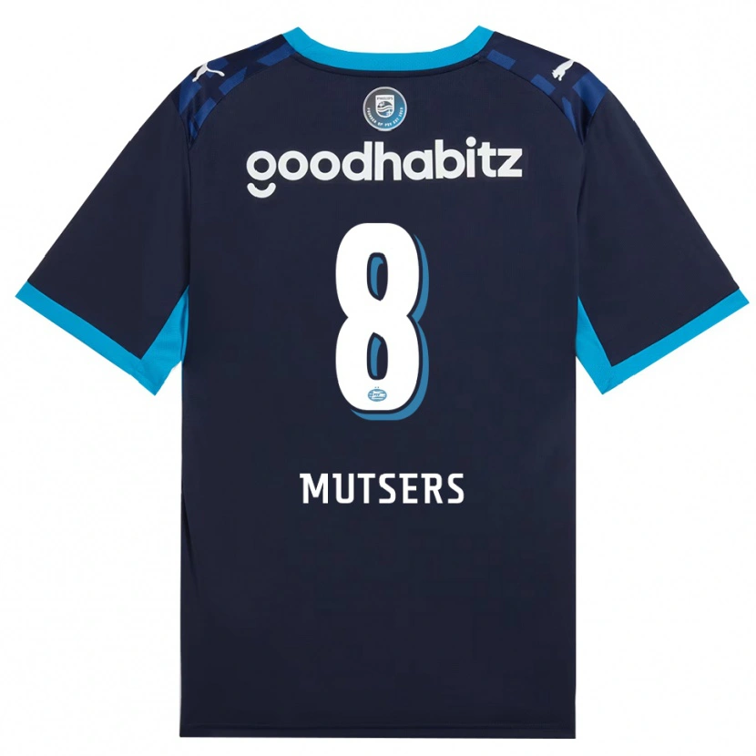 Danxen Kinderen Milan Mutsers #8 Hemelsblauw Koninklijkblauw Thuisshirt Derde Tenue 2026/27 T-Shirt